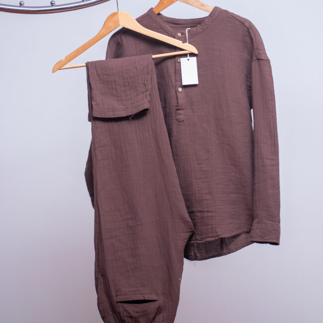 Trouser Set Collar Type