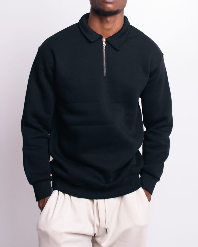 Black heritage sweater.